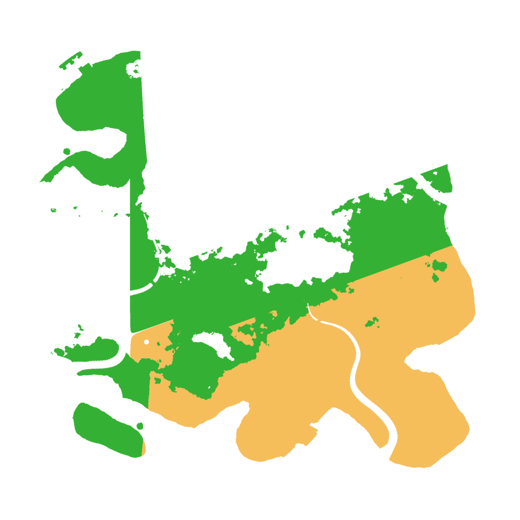 Biome Rust Map: Procedural Map, Size: 3000, Seed: 2006408023