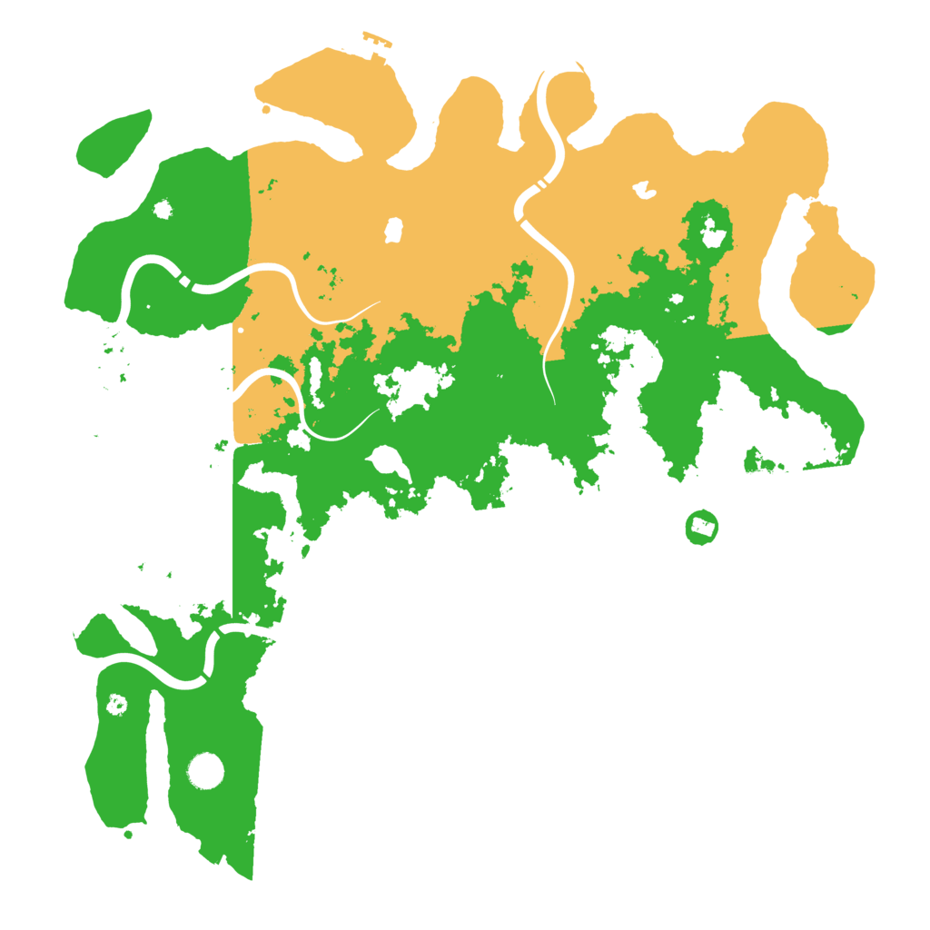 Biome Rust Map: Procedural Map, Size: 4500, Seed: 59183