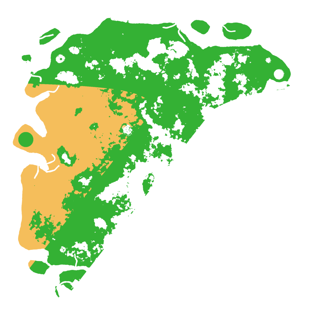 Biome Rust Map: Procedural Map, Size: 5500, Seed: 360216710