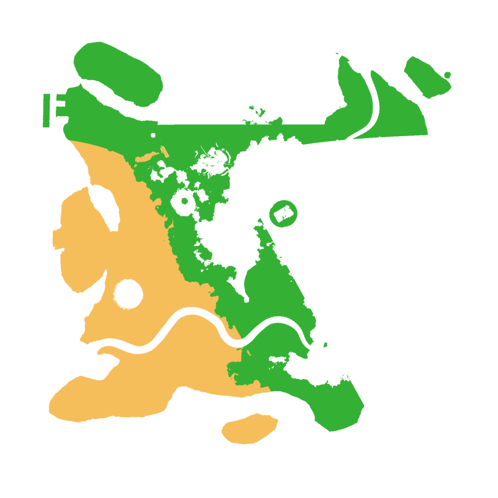 Biome Rust Map: Procedural Map, Size: 3000, Seed: 1759571424