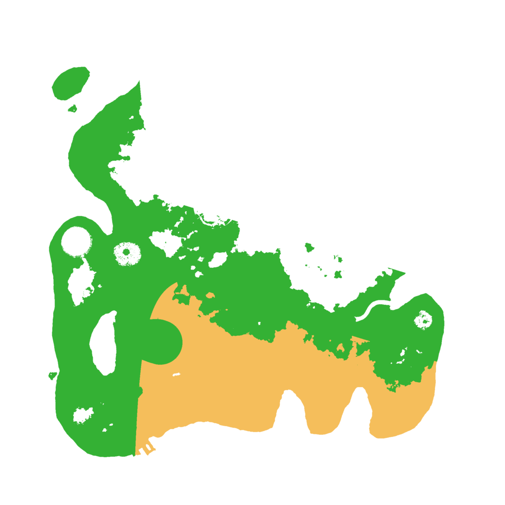 Biome Rust Map: Procedural Map, Size: 3000, Seed: 2121