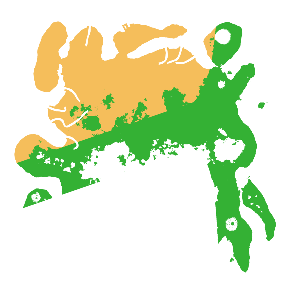 Biome Rust Map: Procedural Map, Size: 3500, Seed: 3642193