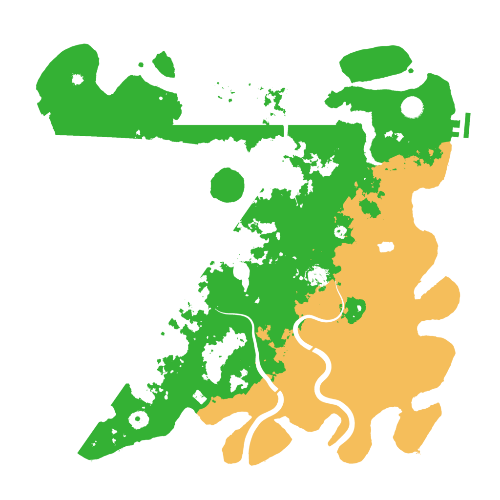 Biome Rust Map: Procedural Map, Size: 4000, Seed: 1421755337
