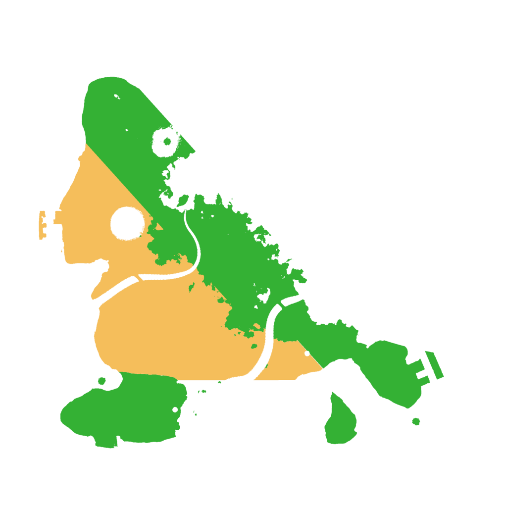 Biome Rust Map: Procedural Map, Size: 2700, Seed: 5000