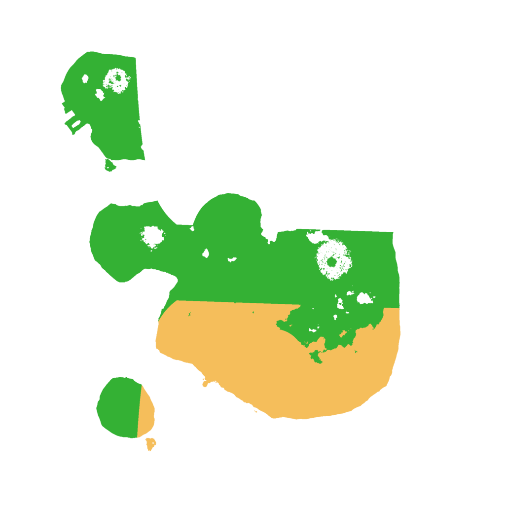 Biome Rust Map: Procedural Map, Size: 2100, Seed: 4533541