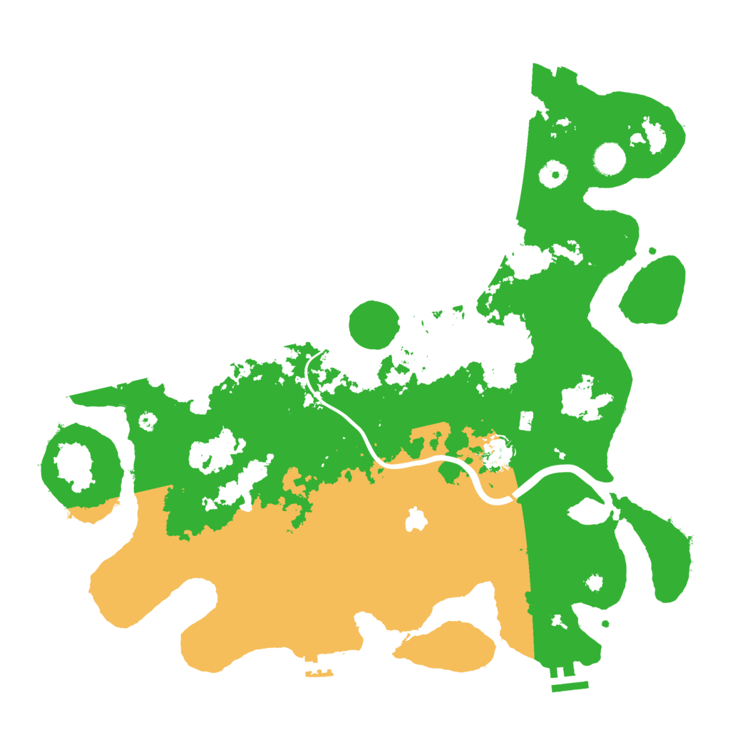 Biome Rust Map: Procedural Map, Size: 4000, Seed: 2022523