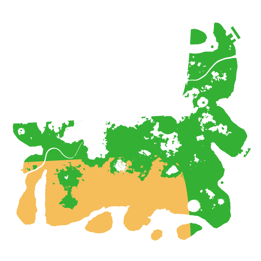 Biome Rust Map: Procedural Map, Size: 3800, Seed: 185928016
