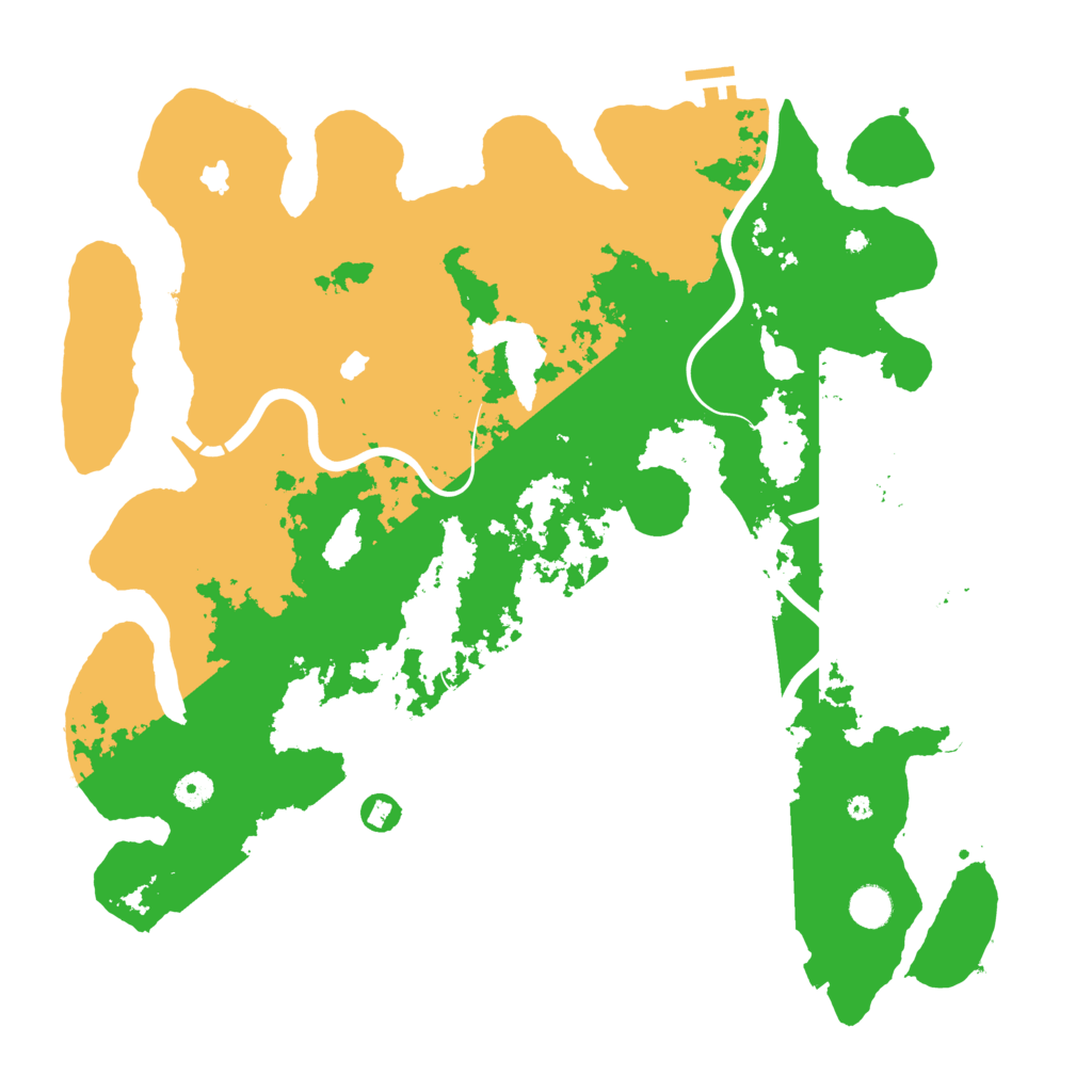 Biome Rust Map: Procedural Map, Size: 4500, Seed: 131854