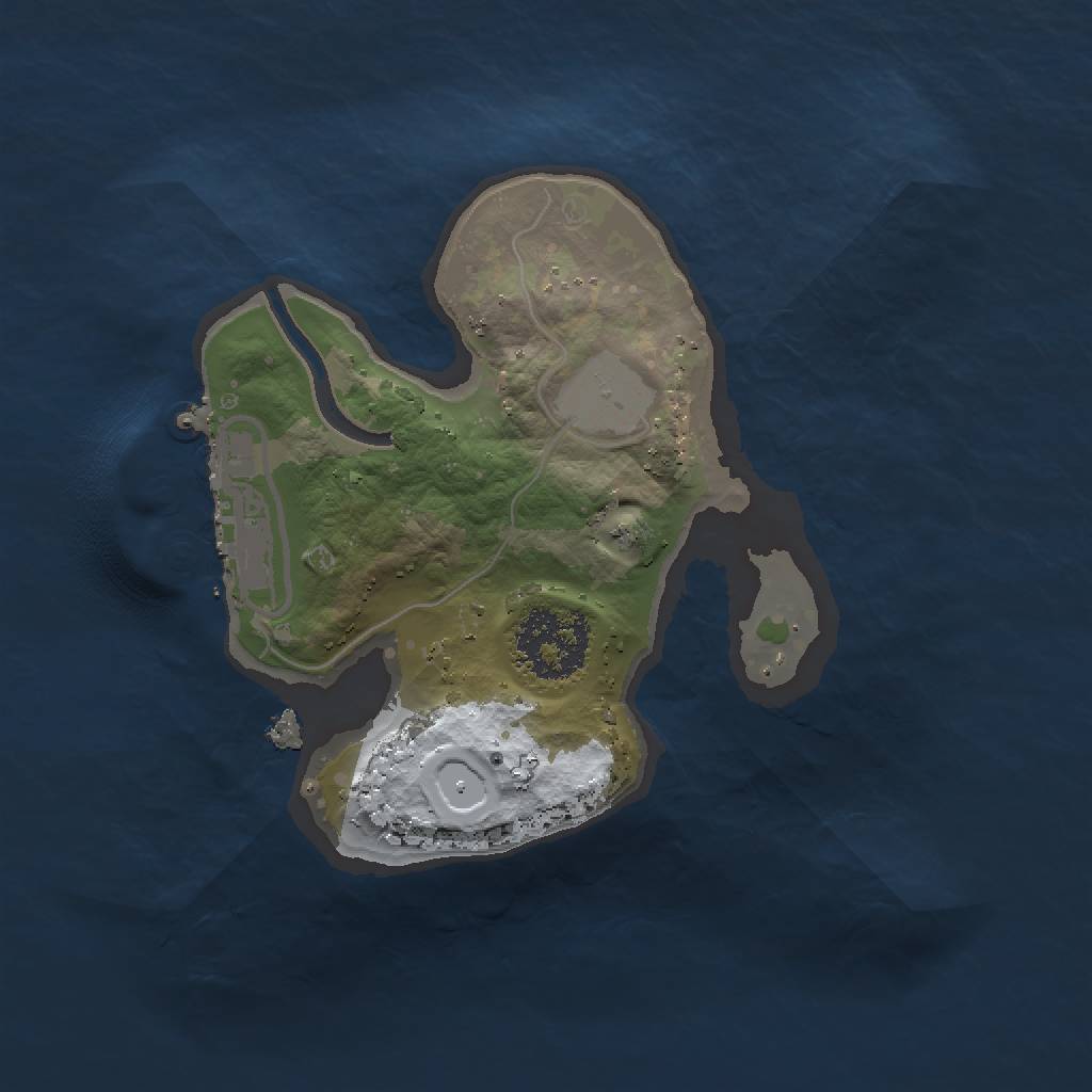 Rust Map: Procedural Map, Size: 1500, Seed: 989083, 5 Monuments