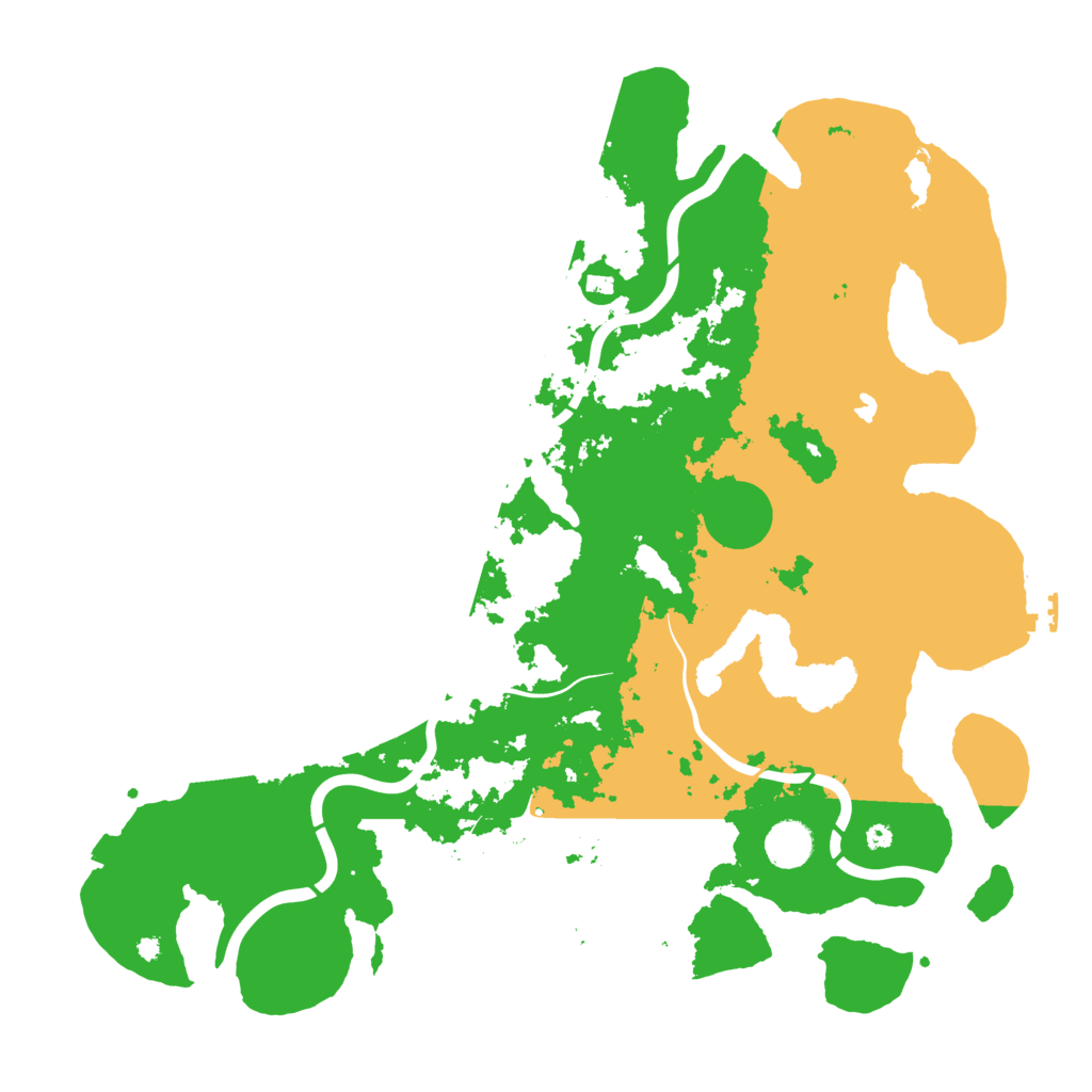 Biome Rust Map: Procedural Map, Size: 4250, Seed: 2385