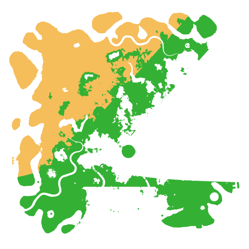 Biome Rust Map: Procedural Map, Size: 5000, Seed: 1629415032