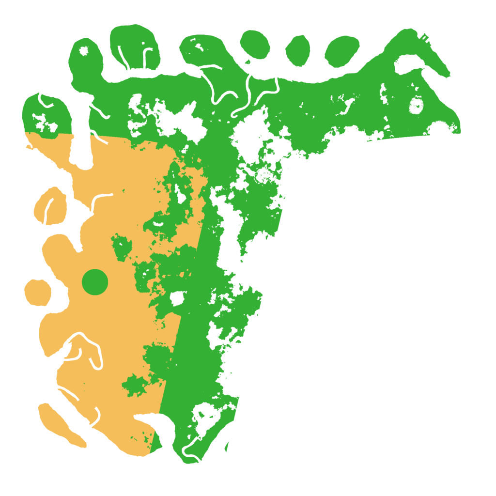 Biome Rust Map: Procedural Map, Size: 5000, Seed: 1002806993