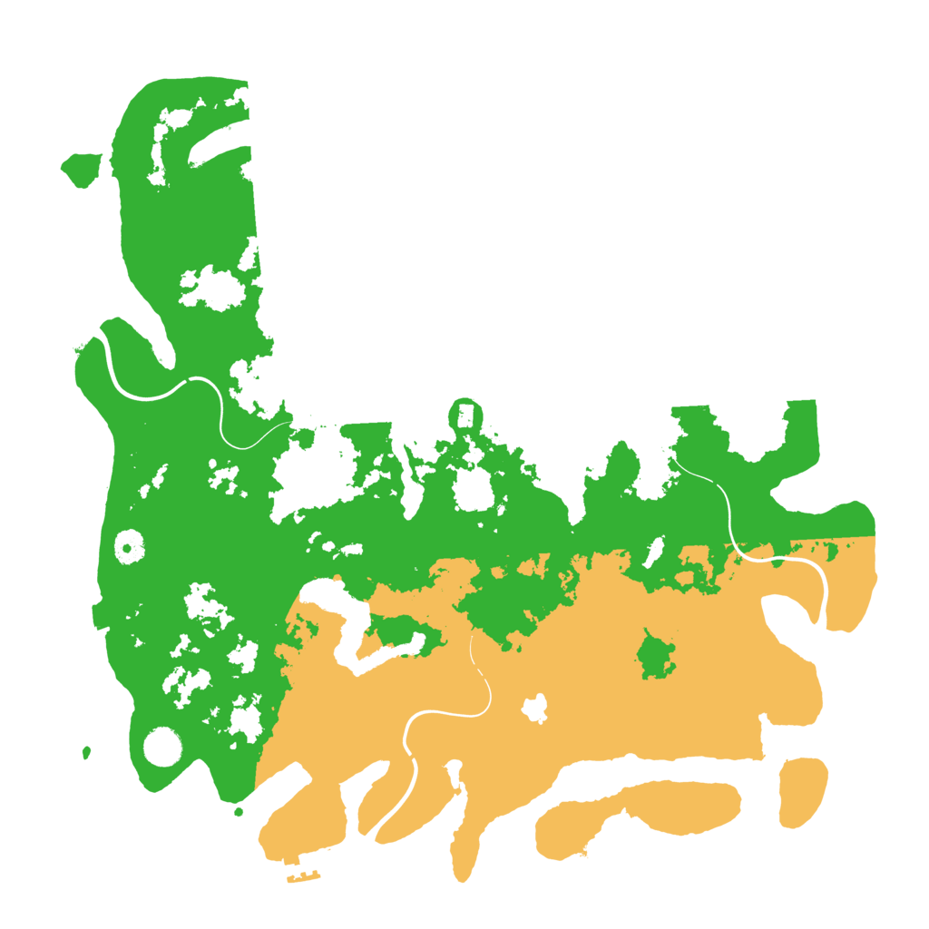 Biome Rust Map: Procedural Map, Size: 4250, Seed: 528216