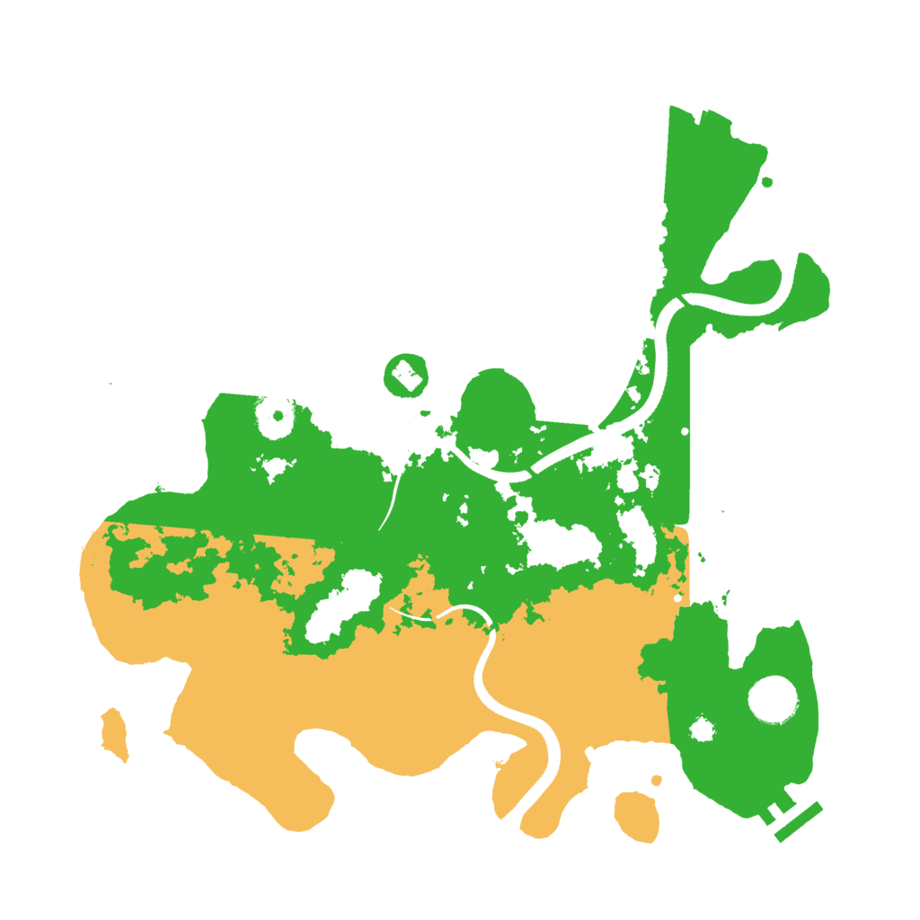 Biome Rust Map: Procedural Map, Size: 3400, Seed: 1234