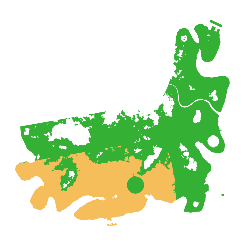 Biome Rust Map: Procedural Map, Size: 3750, Seed: 35396372