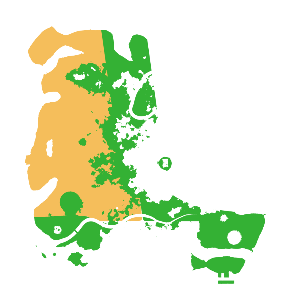Biome Rust Map: Procedural Map, Size: 3700, Seed: 965468037