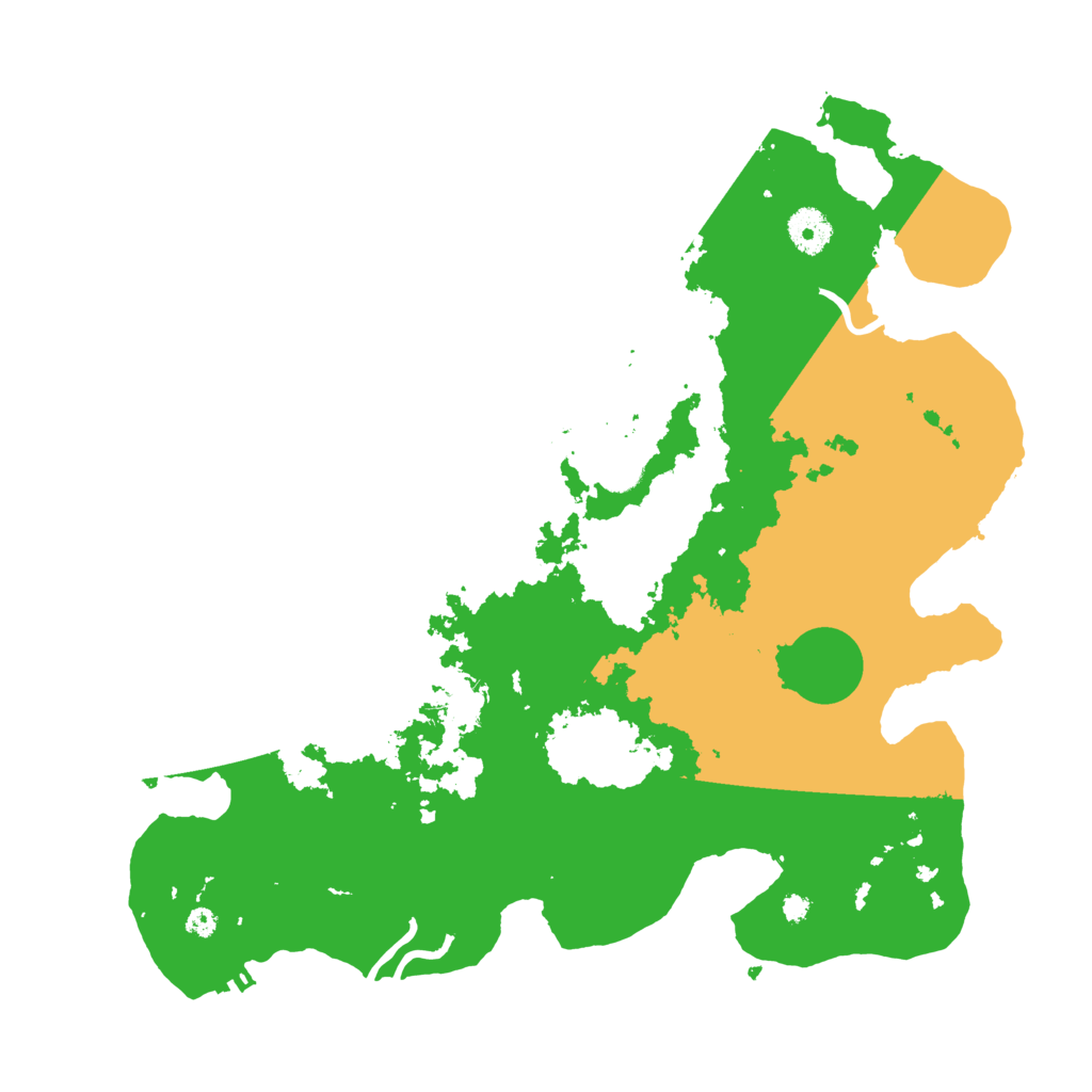 Biome Rust Map: Procedural Map, Size: 3750, Seed: 154351471