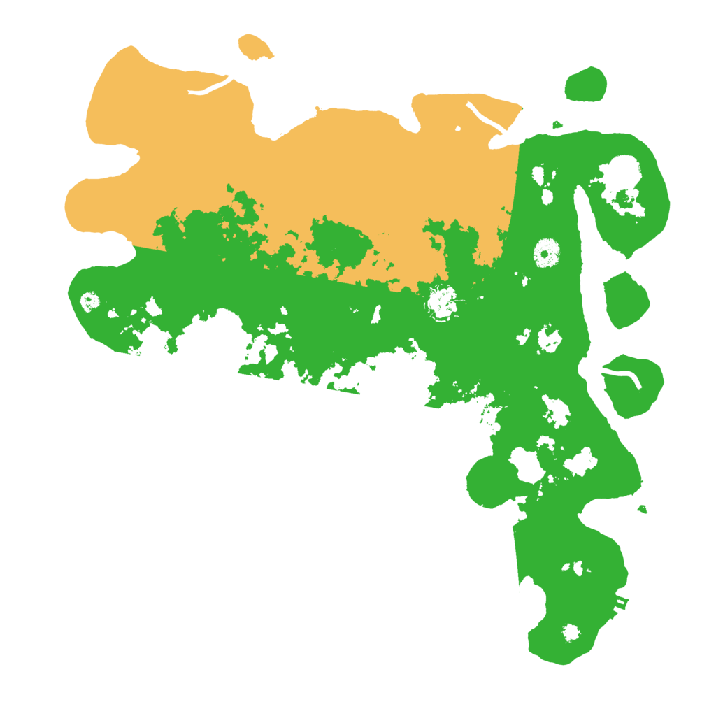 Biome Rust Map: Procedural Map, Size: 3850, Seed: 569157690