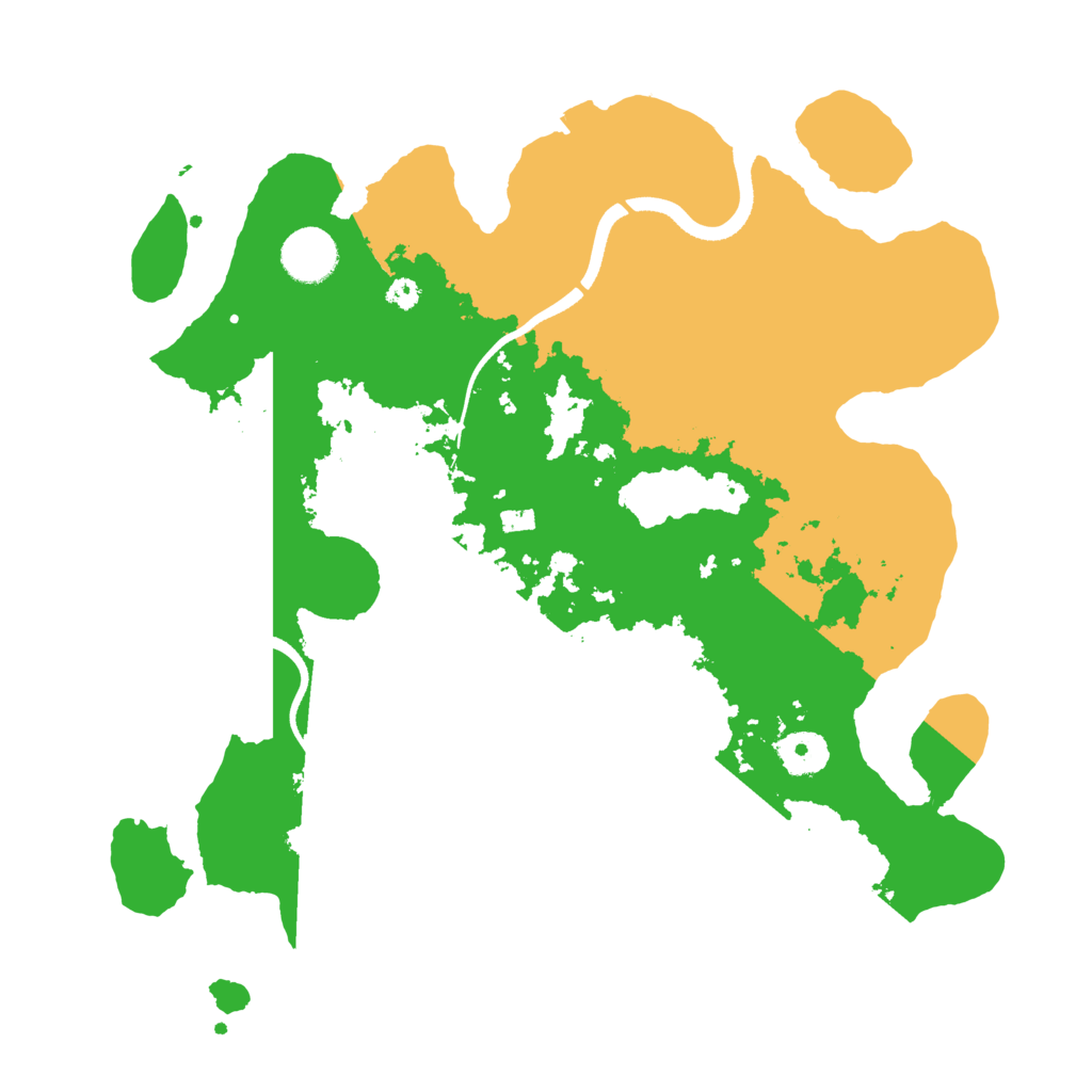 Biome Rust Map: Procedural Map, Size: 3500, Seed: 612184335