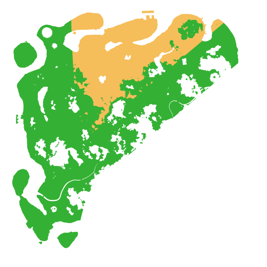 Biome Rust Map: Procedural Map, Size: 4500, Seed: 103678009