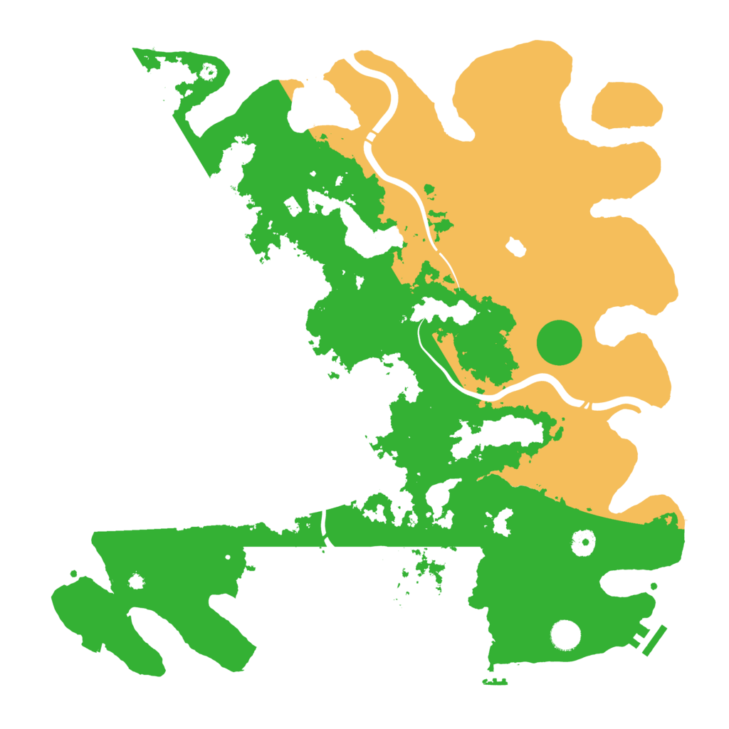 Biome Rust Map: Procedural Map, Size: 4250, Seed: 723060480