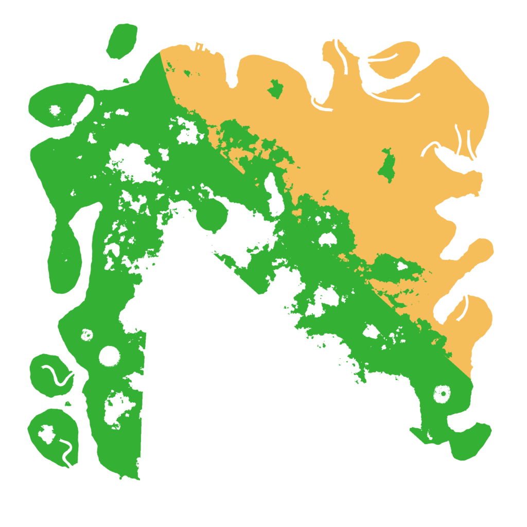 Biome Rust Map: Procedural Map, Size: 4500, Seed: 40007795