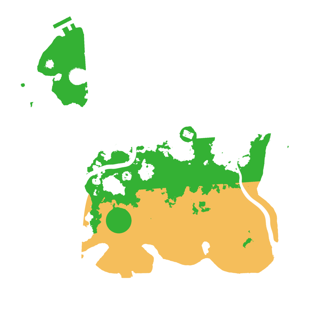 Biome Rust Map: Procedural Map, Size: 3250, Seed: 3238669