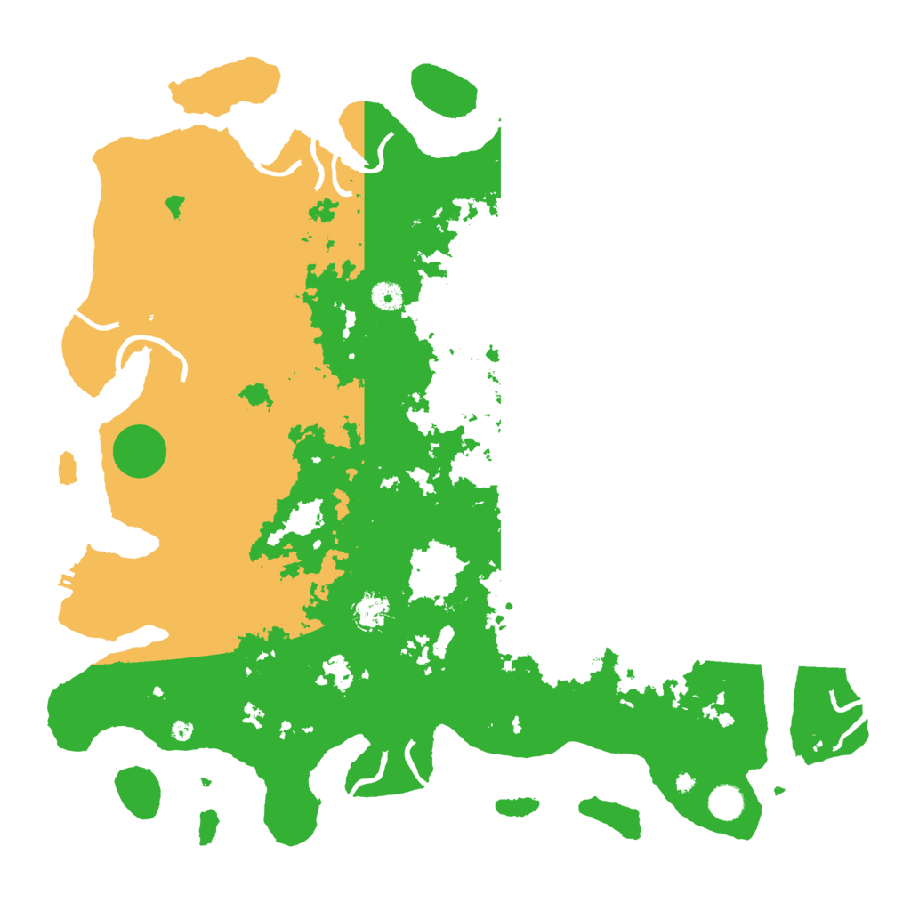 Biome Rust Map: Procedural Map, Size: 4500, Seed: 847645353