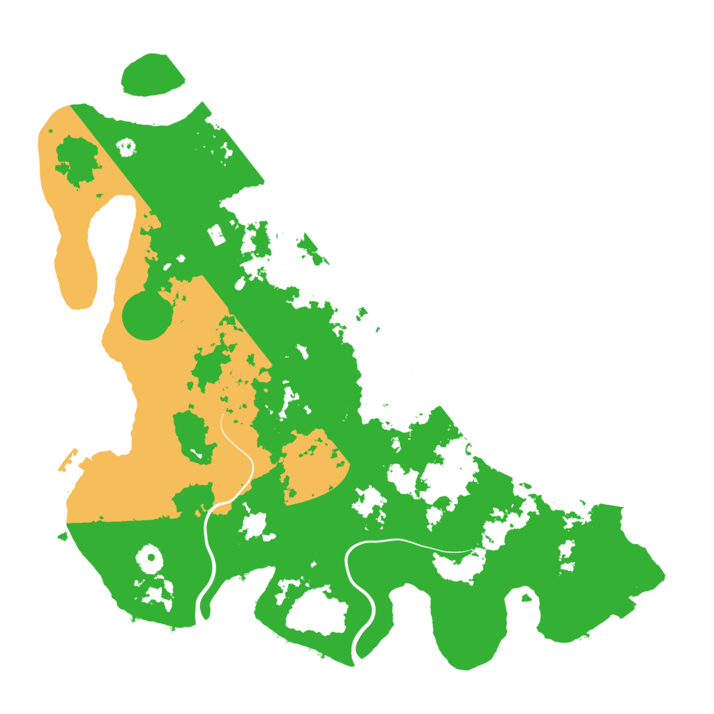 Biome Rust Map: Procedural Map, Size: 3900, Seed: 46673