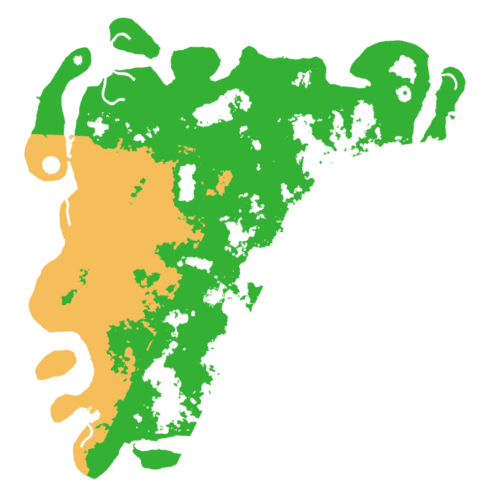 Biome Rust Map: Procedural Map, Size: 5000, Seed: 20622