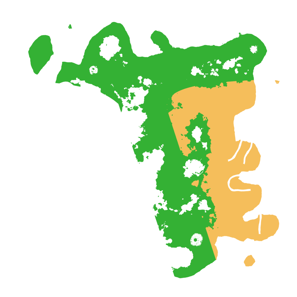 Biome Rust Map: Procedural Map, Size: 3600, Seed: 6548122
