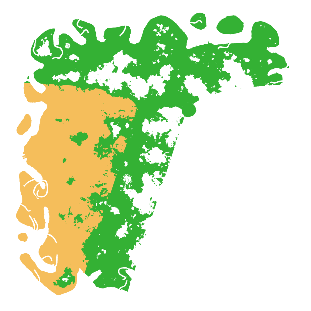 Biome Rust Map: Procedural Map, Size: 6000, Seed: 180197