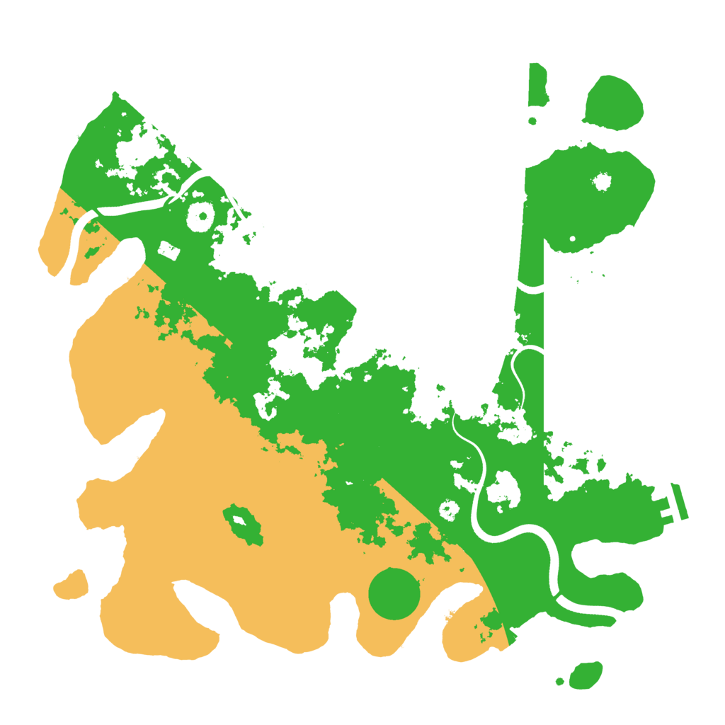 Biome Rust Map: Procedural Map, Size: 3700, Seed: 457289863