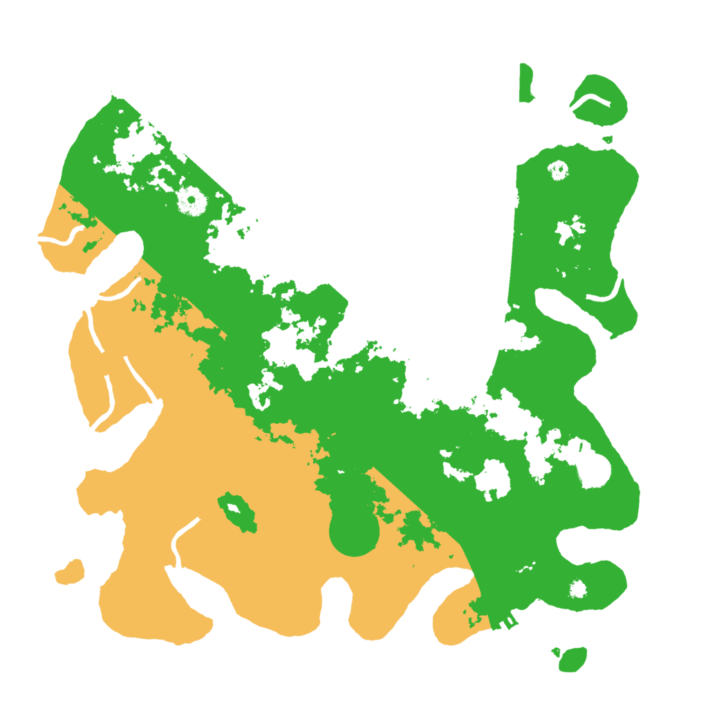 Biome Rust Map: Procedural Map, Size: 3700, Seed: 457289863