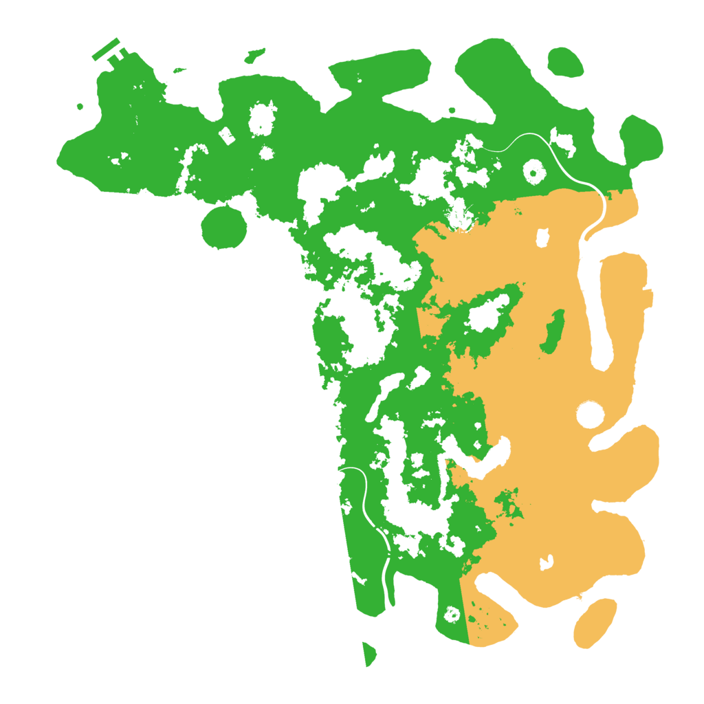 Biome Rust Map: Procedural Map, Size: 4500, Seed: 1997044064