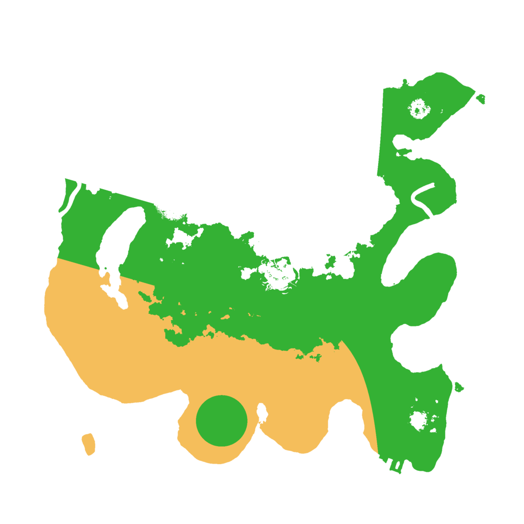 Biome Rust Map: Procedural Map, Size: 2700, Seed: 520679454