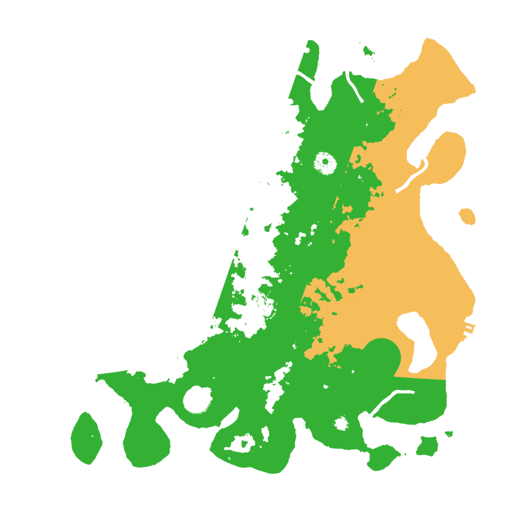 Biome Rust Map: Procedural Map, Size: 3500, Seed: 1739317592