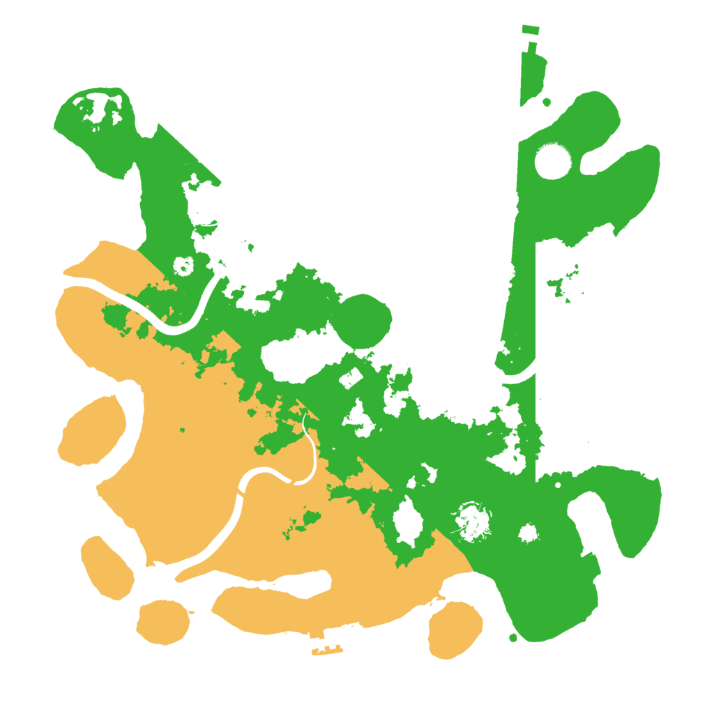 Biome Rust Map: Procedural Map, Size: 3500, Seed: 1626483816