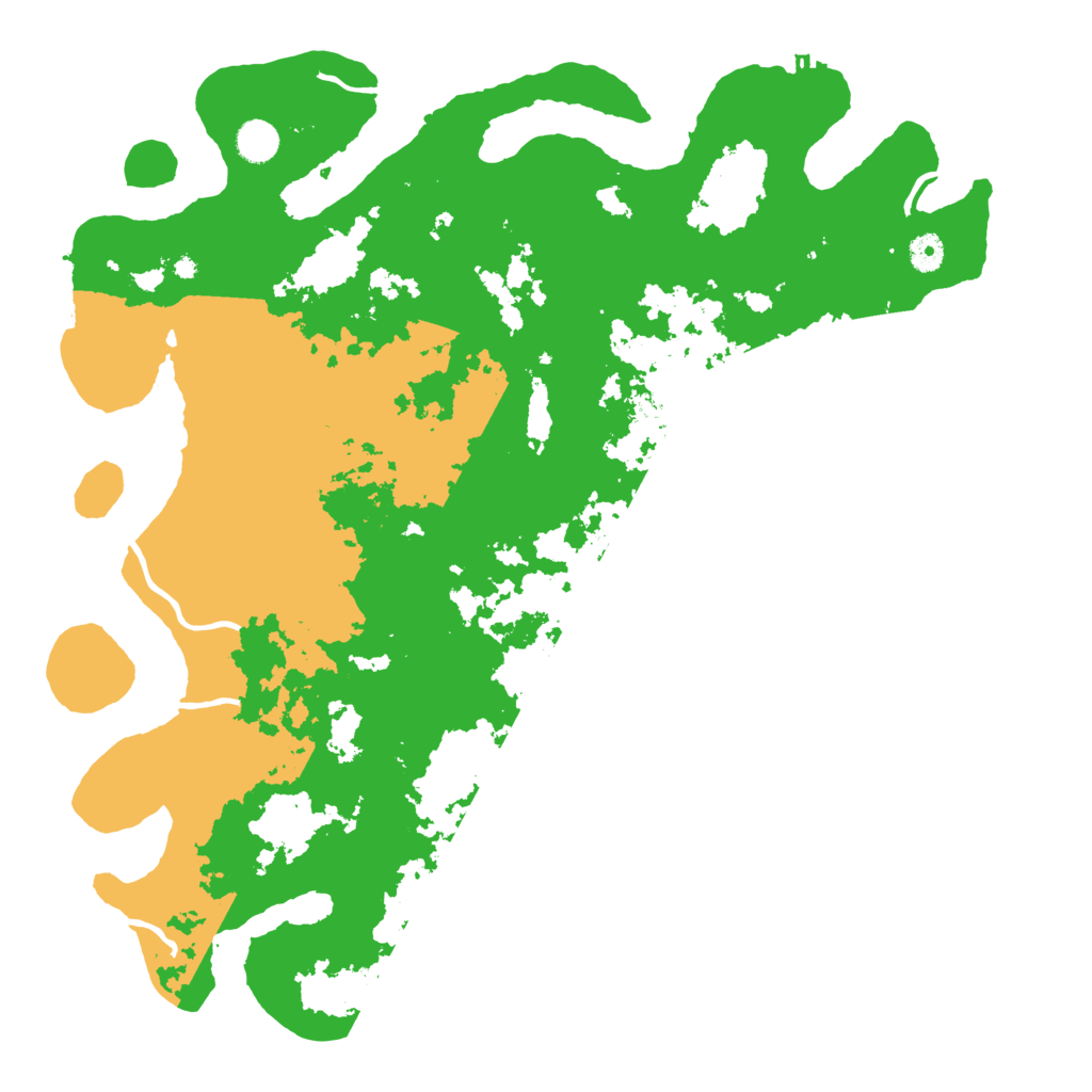 Biome Rust Map: Procedural Map, Size: 4500, Seed: 69992218
