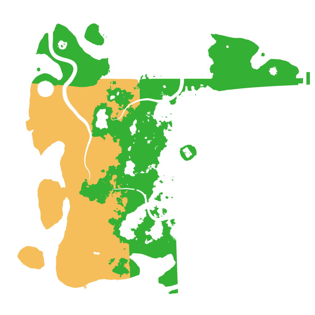 Biome Rust Map: Procedural Map, Size: 3500, Seed: 111681602