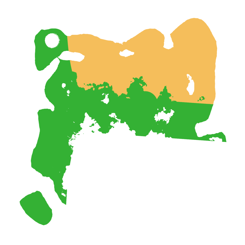 Biome Rust Map: Barren, Size: 3000, Seed: 162978