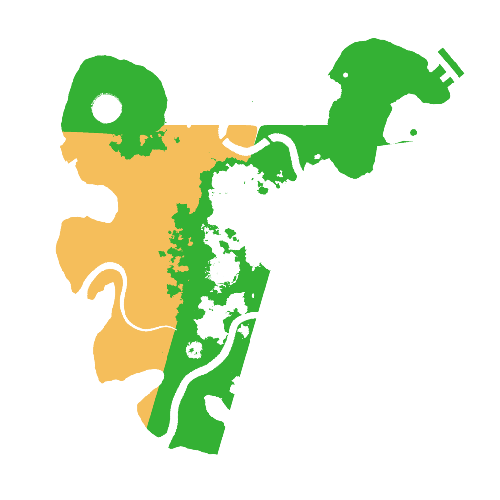 Biome Rust Map: Procedural Map, Size: 3000, Seed: 1203179879