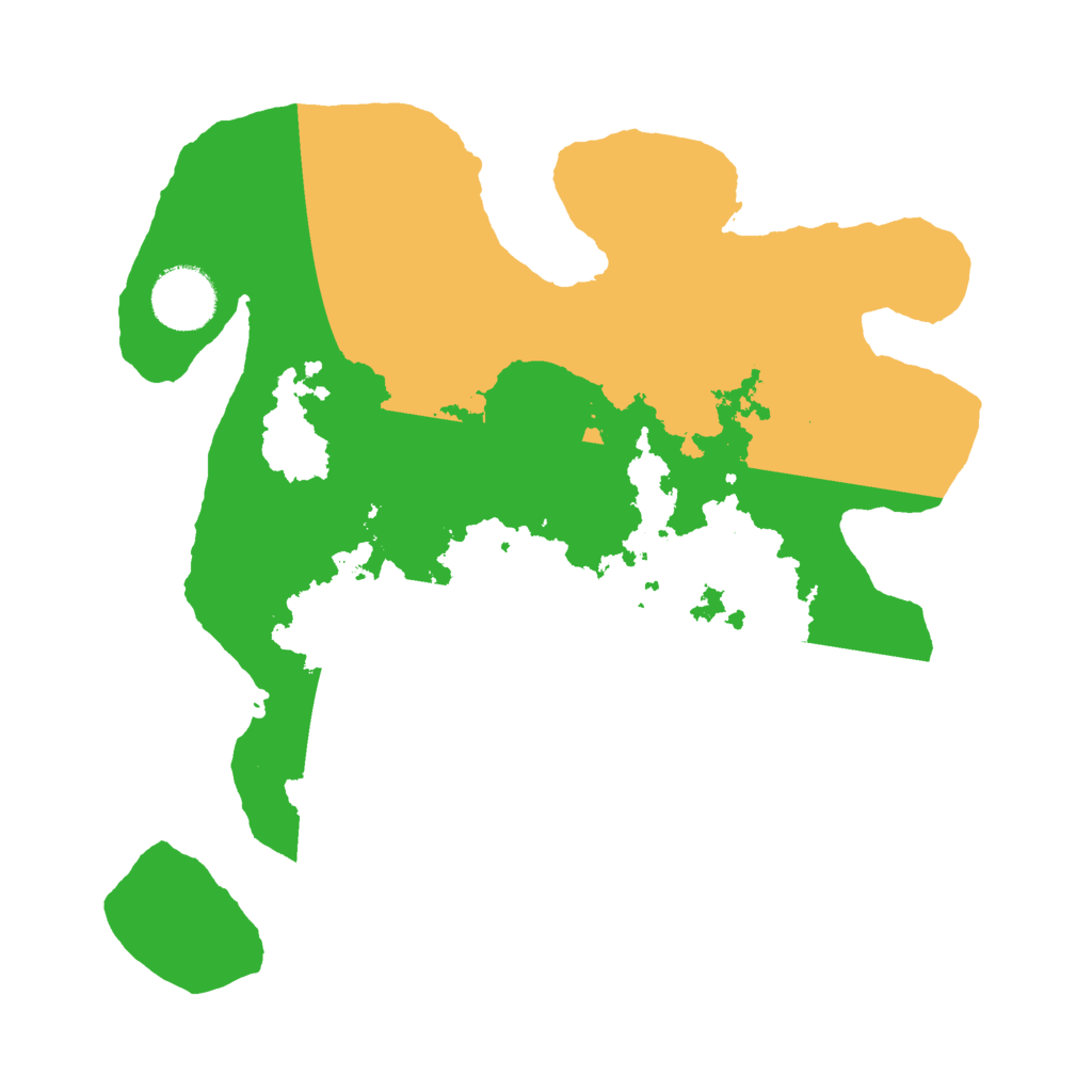 Biome Rust Map: Barren, Size: 3000, Seed: 183466