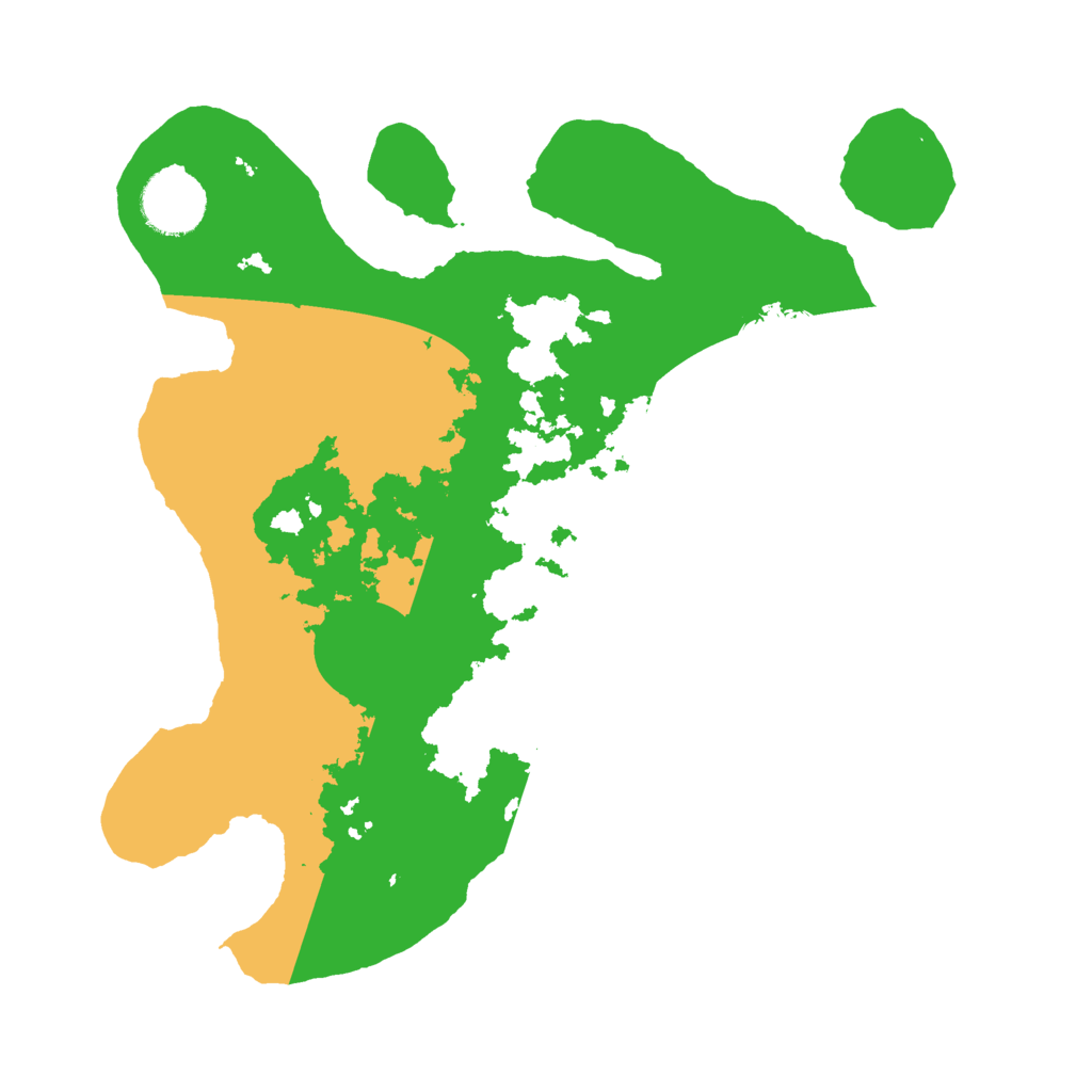 Biome Rust Map: Barren, Size: 3000, Seed: 952803