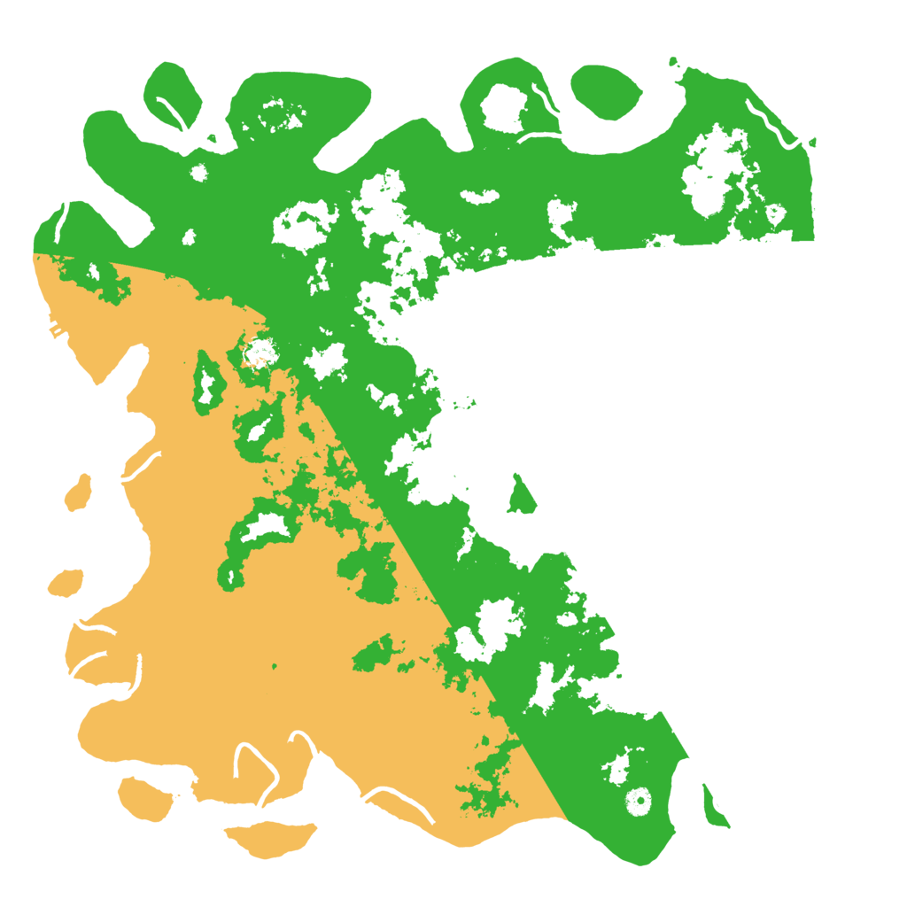 Biome Rust Map: Procedural Map, Size: 5000, Seed: 666420