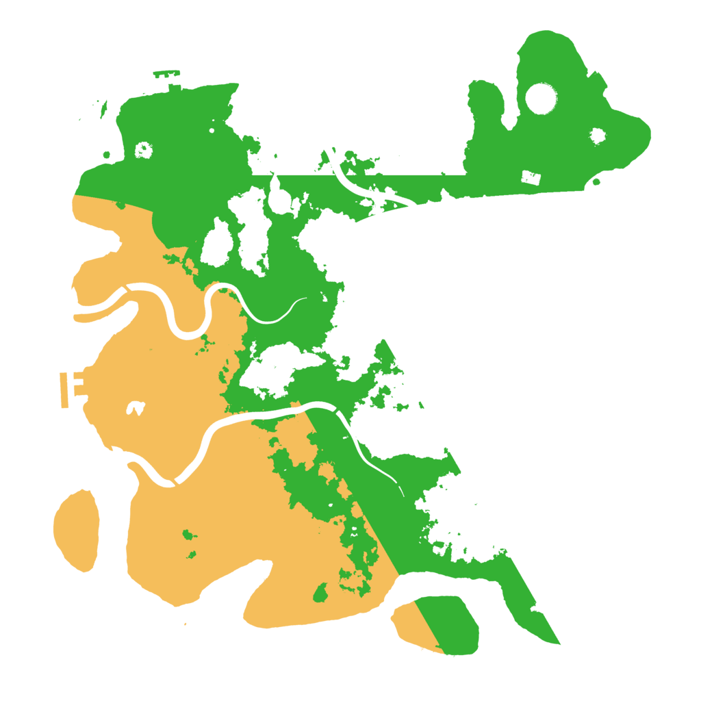 Biome Rust Map: Procedural Map, Size: 4000, Seed: 12671464