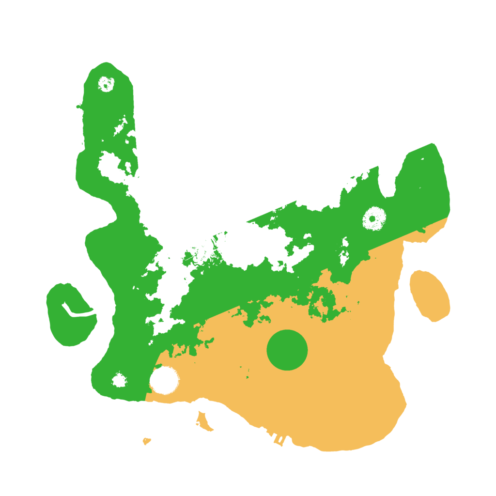 Biome Rust Map: Procedural Map, Size: 3200, Seed: 12387109