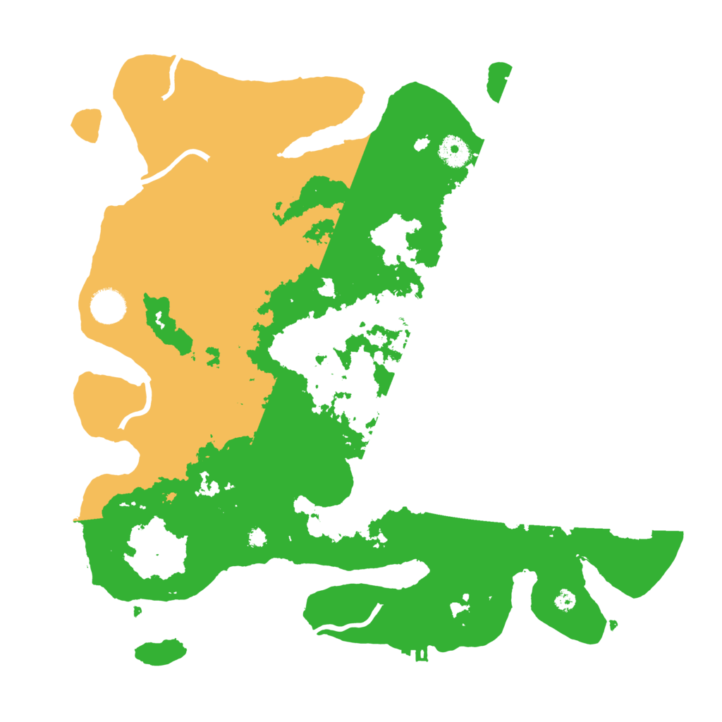 Biome Rust Map: Procedural Map, Size: 3600, Seed: 14861456
