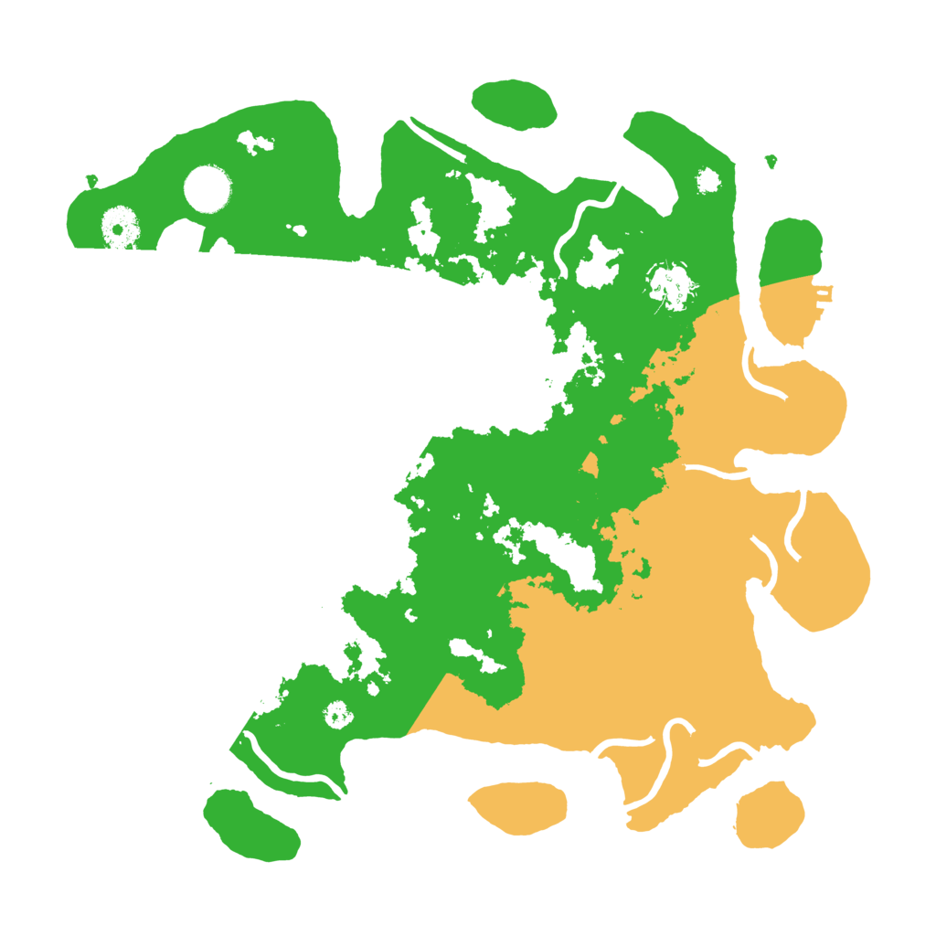 Biome Rust Map: Procedural Map, Size: 3500, Seed: 248902528