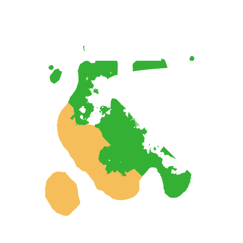 Biome Rust Map: Procedural Map, Size: 2000, Seed: 186480806